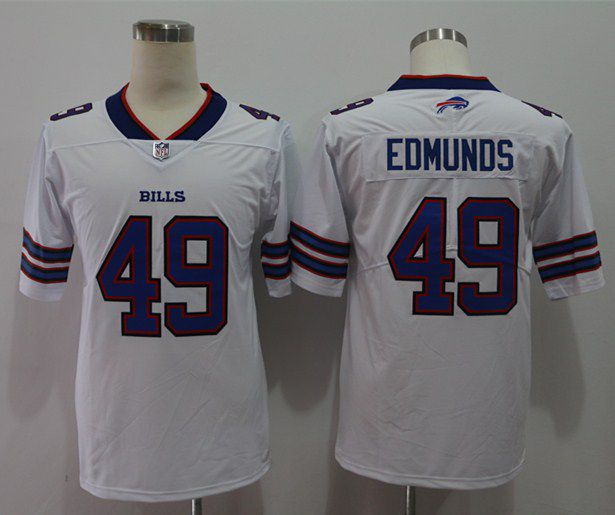 Men Buffalo Bills #49 Edmunds White Vapor Untouchable Limited 2020 Player NFL Jersey->green bay packers->NFL Jersey